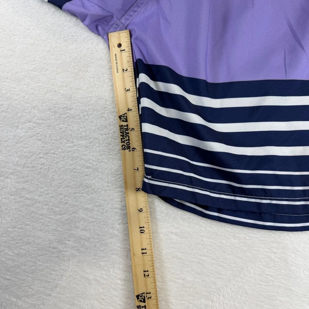 Kailua Surf Mens XXL Swim Trunks Grey Purple Striped Board Shorts Mesh Lined